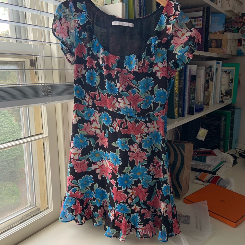 Zara floral mini dress